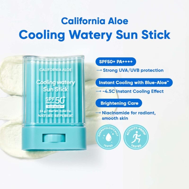 California Aloe Cooling Watery Sun Stick SPF50+PA++++ 24g