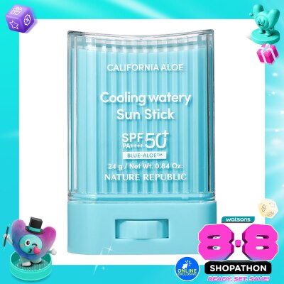 NATURE REPUBLIC - California Aloe Cooling Watery Sun Stick SPF50+PA++++ 24g image