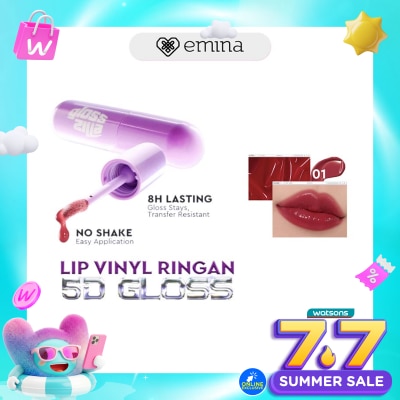EMINA - Glosszilla Lightweight Lip Jelly Vinly 01 Redwood Remix 3 g