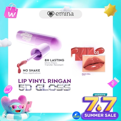 EMINA - Glosszilla Lightweight Lip Jelly Vinly 03 Peach Chill 3 g
