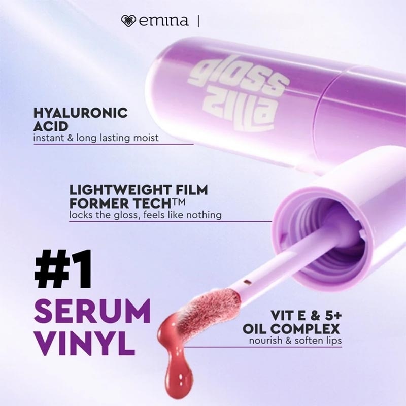 Glosszilla Lightweight Lip Jelly Vinly 04 Giving Mocca 3 g