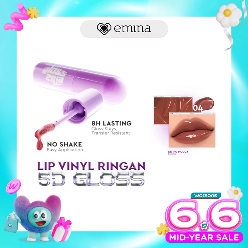 Glosszilla Lightweight Lip Jelly Vinly 04 Giving Mocca 3 g