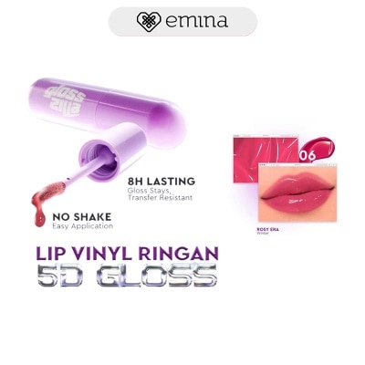 EMINA - Glosszilla Lightweight Lip Jelly Vinly 06 Rosy Era 3 g