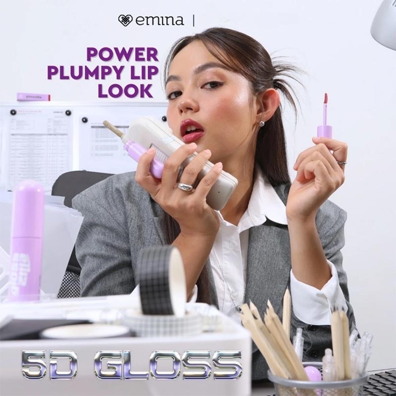 Glosszilla Lightweight Lip Jelly Vinly 07 Pink Aesthetic 3 g