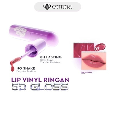 EMINA - Glosszilla Lightweight Lip Jelly Vinly 07 Pink Aesthetic 3 g