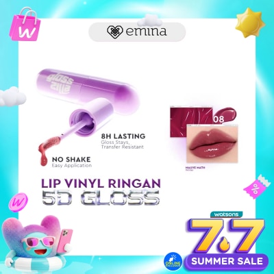 EMINA - Glosszilla Lightweight Lip Jelly Vinly 08 Mauve Math 3 g