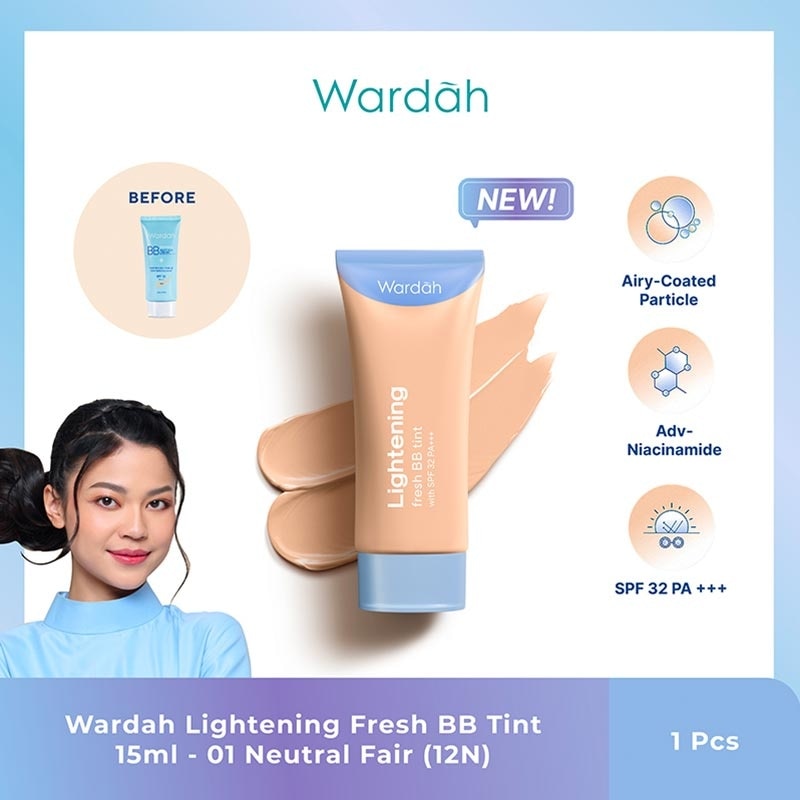 Wardah Fresh BB Tint 01 Neutral Fair (12N) 15 ml