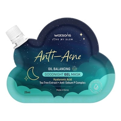 WATSONS COLLECTION - Anti-Acne Oil Balancing Goodnight Gel Mask 25ml