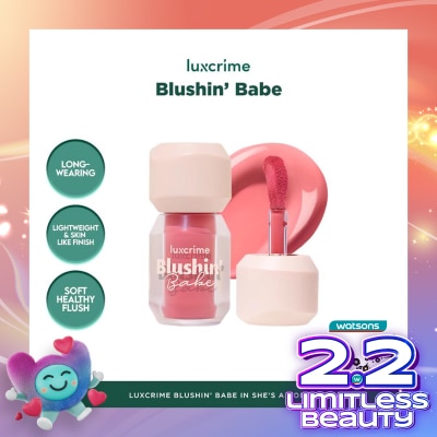 LUXCRIME Blushin’ Babe Liquid Blush She’s a Doll 4.5g
