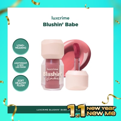 LUXCRIME Blushin’ Babe Liquid Blush She’s Aura 4.5g