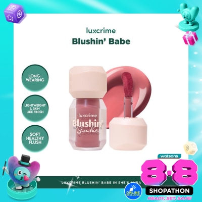 LUXCRIME - Blushin’ Babe Liquid Blush She’s Aura 4.5g image