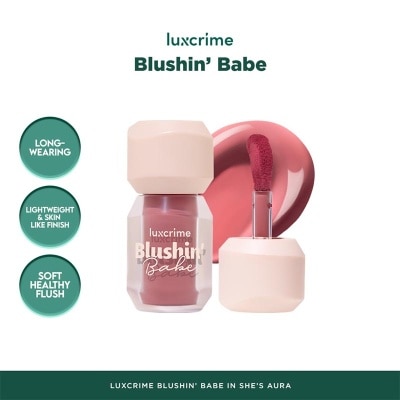 LUXCRIME Blushin’ Babe Liquid Blush She’s Aura 4.5g
