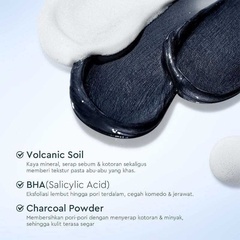 Volcanic Ash+BHA Deep Pore Clean Facial Cleanser 70ml