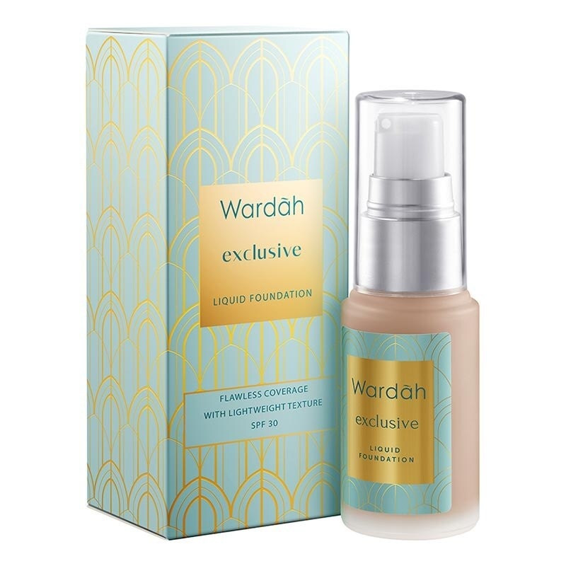 Wardah Exclusive Liquid Foundation 02 Sheer Pink 20ml