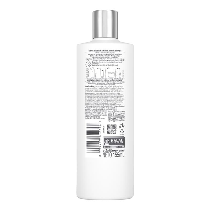 Shampoo Biotin Hairfall Control 155ml