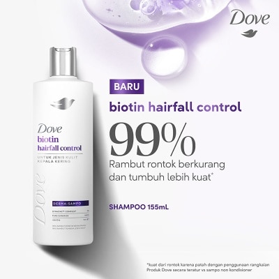 DOVE - Shampoo Biotin Hairfall Control 155ml