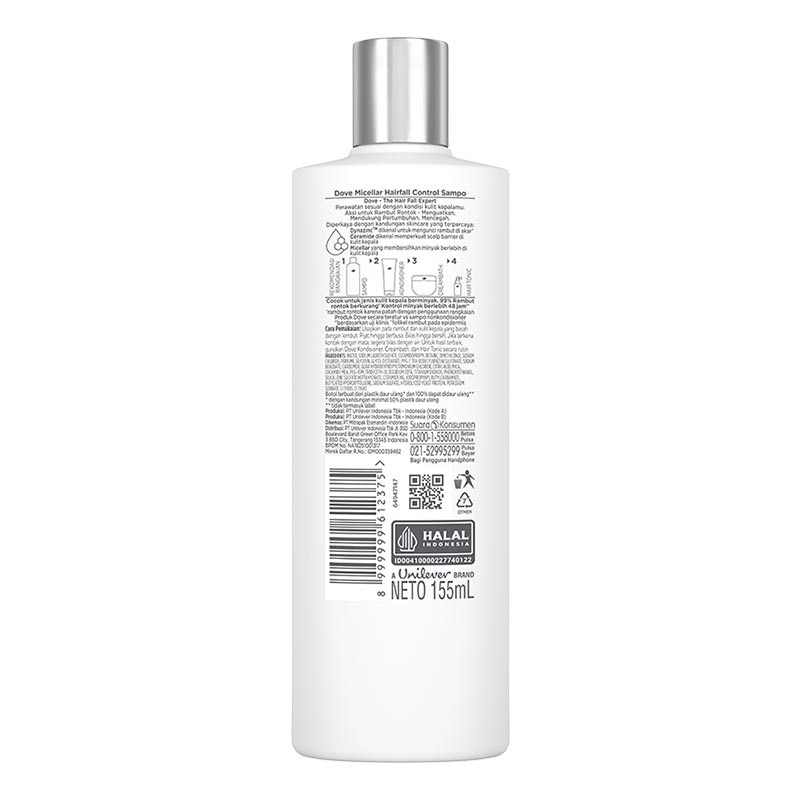 Shampoo Micellar Hairfall Control 155ml