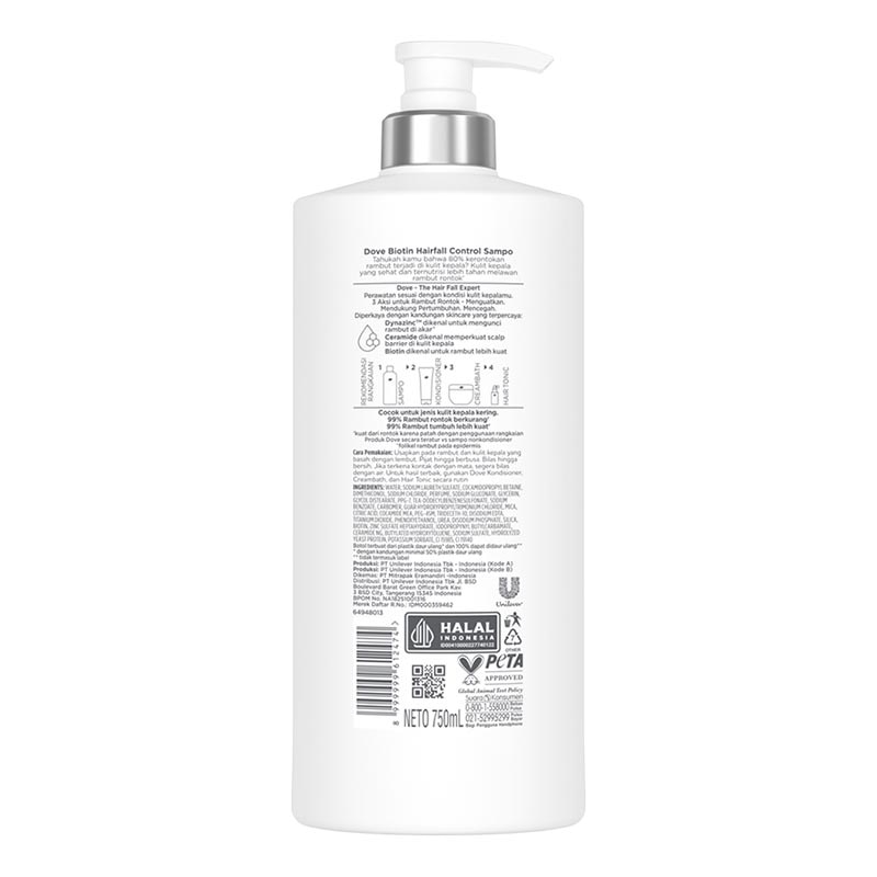 Shampoo Biotin Hairfall Control 750ml