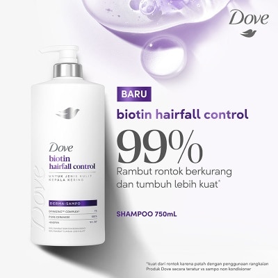 DOVE - Shampoo Biotin Hairfall Control 750ml