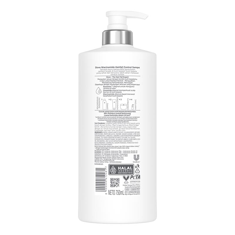 Shampoo Niacinamide Hairfall Control 750ml