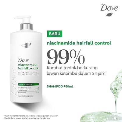 DOVE - Shampoo Niacinamide Hairfall Control 750ml