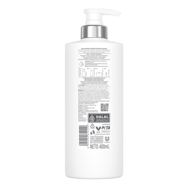 Shampoo Biotin Hairfall Control 400ml