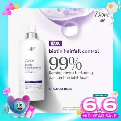 DOVE - Shampoo Biotin Hairfall Control 400ml