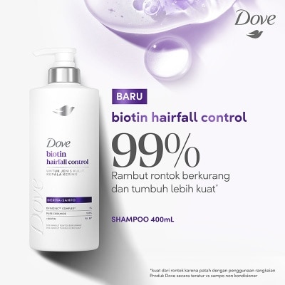 DOVE - Shampoo Biotin Hairfall Control 400ml