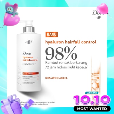 DOVE Shampoo Hyaluron Hairfall Control 400ml image