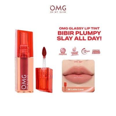 OMG - Oh My Glam Glassy Lip Tint 06 Latte Love 2g