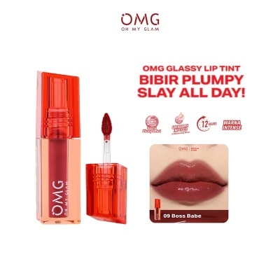 OMG Oh My Glam Glassy Lip Tint 09 Boss Babe 2g