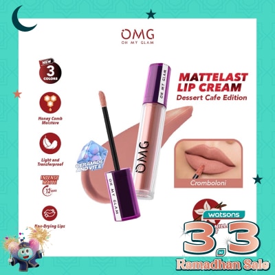 OMG Oh My Glam Mattelast Lip Cream 28 Cromboloni 2.9g