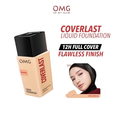 OMG Oh My Glam Coverlast Liquid Foundation 20N Vanilla