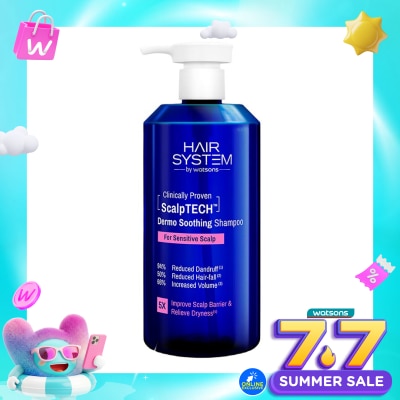 HAIR-SYSTEM - Scalptech Dermo Soothing Shampoo for Sensitive Scalp 500ml