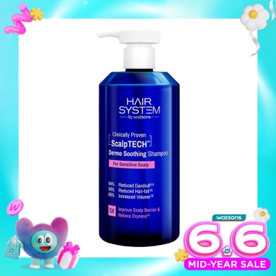 HAIR-SYSTEM - Scalptech Dermo Soothing Shampoo for Sensitive Scalp 500ml