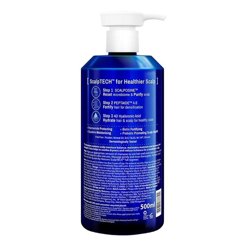 Scalptech Dermo Hydrating Shampoo for Dry & Itchy Scalp 500ml