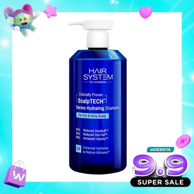 HAIR SYSTEM - Scalptech Dermo Hydrating Shampoo for Dry & Itchy Scalp 500ml image