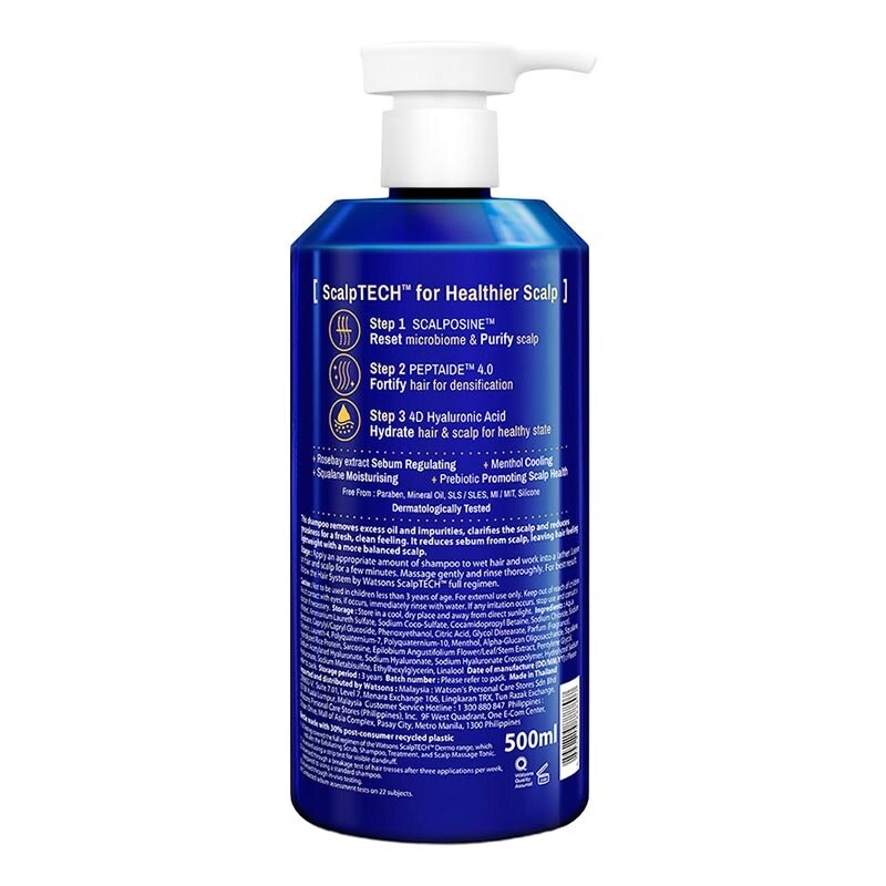 Scalptech Dermo Clarifying Shampoo for Oily Prone Scalp 500ml