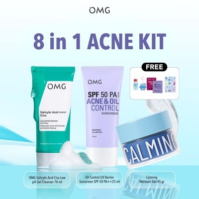 OMG [Hemat Dahsyat] 8In1 Acne Kit