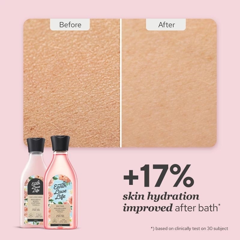 Bulgarian Rose & East Nusa Vanilla Body Wash 250ml