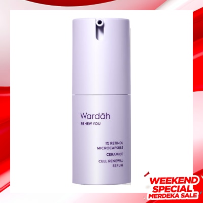 WARDAH Wardah Renew You 1% Retinol Microcapsule Ceramide Cell Renewal Serum 15ml