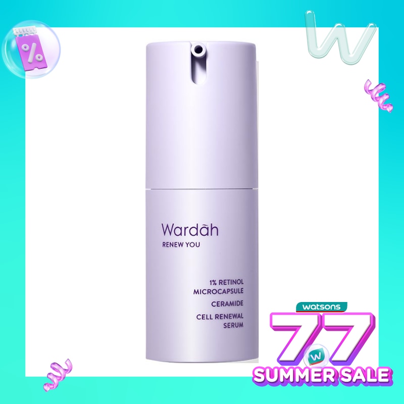 Wardah Renew You 1% Retinol Microcapsule Ceramide Cell Renewal Serum 15ml