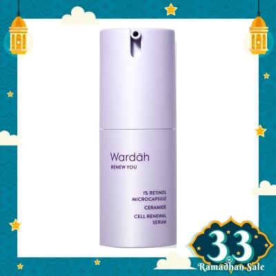 WARDAH Wardah Renew You 1% Retinol Microcapsule Ceramide Cell Renewal Serum 15ml