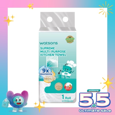 WATSONS - Supreme Multi-Purpose Kitchen Towel 80'S