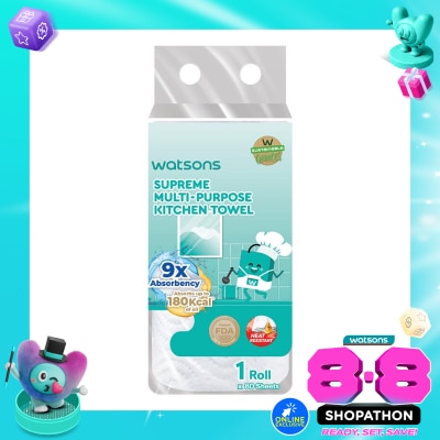 WATSONS - Supreme Multi-Purpose Kitchen Towel 80'S image