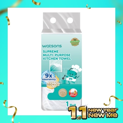 WATSONS Supreme Multi-Purpose Kitchen Towel 80'S