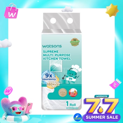 WATSONS - Supreme Multi-Purpose Kitchen Towel 80'S