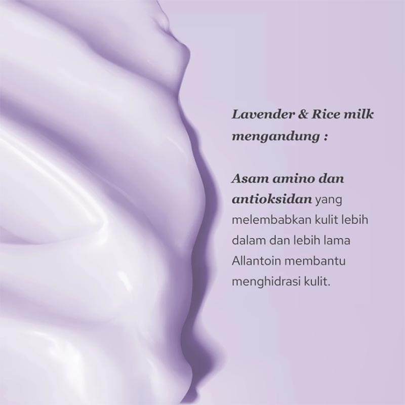 Spanish Lavender & Javanese Rice Milk Body Lotion Serum 250ml