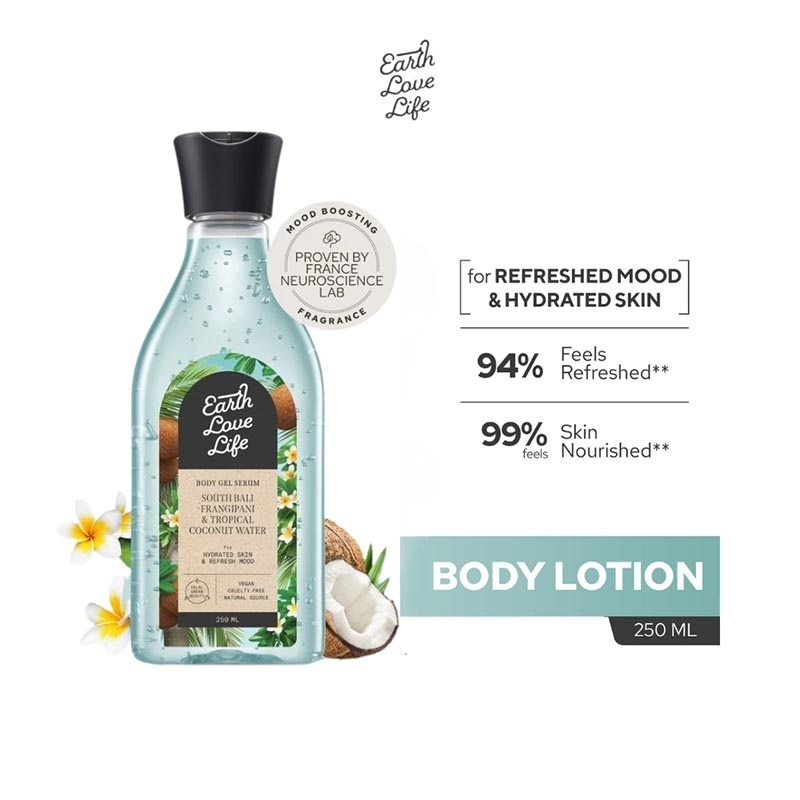 South Bali Frangipani & Tropical Coconut Water Body Gel Serum 250ml