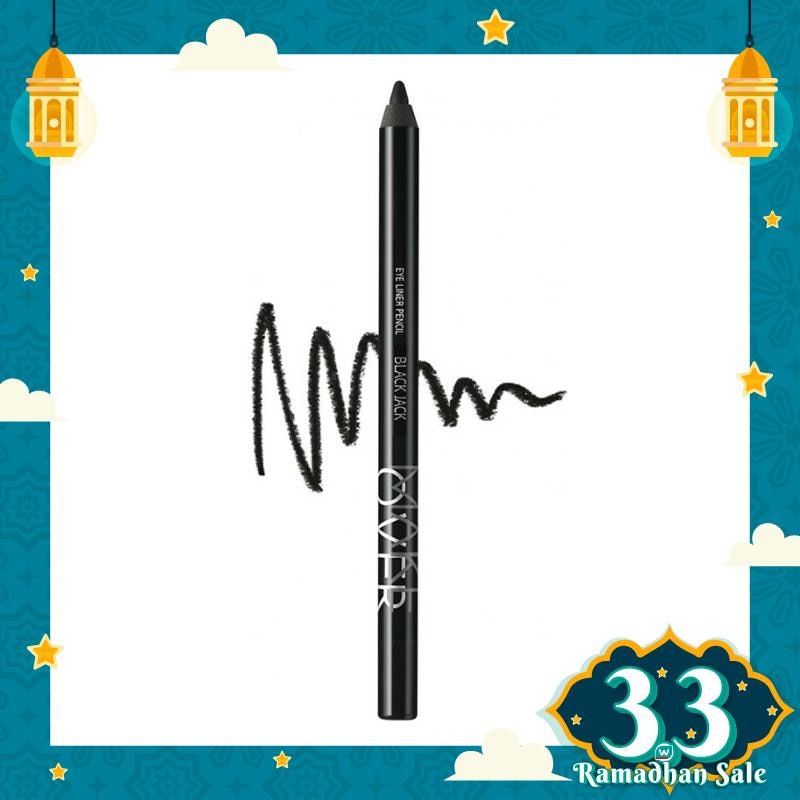 MAKE OVER Make Over Eye Liner Pencil Black Jack